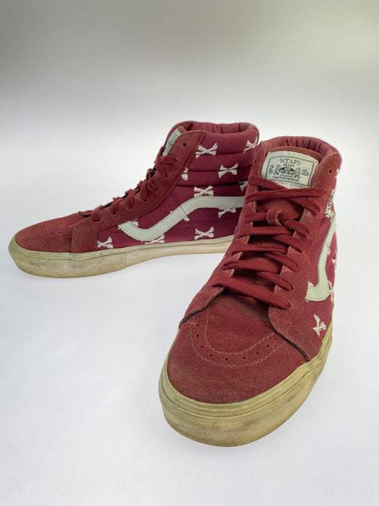 【中古品】【メンズ】 VANS バンズ ×WTAPS ダブルタップス SK8-HI VN-0PW75Z6 メンズ スニーカー 靴 クロスボーン柄 163-251218-em-09-min カラー：レッド系 万代Net店