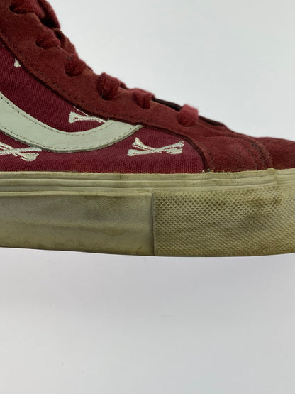 【中古品】【メンズ】 VANS バンズ ×WTAPS ダブルタップス SK8-HI VN-0PW75Z6 メンズ スニーカー 靴 クロスボーン柄 163-251218-em-09-min カラー：レッド系 万代Net店