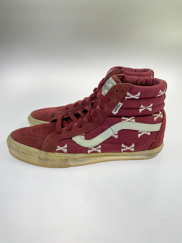 【中古品】【メンズ】 VANS バンズ ×WTAPS ダブルタップス SK8-HI VN-0PW75Z6 メンズ スニーカー 靴 クロスボーン柄 163-251218-em-09-min カラー：レッド系 万代Net店