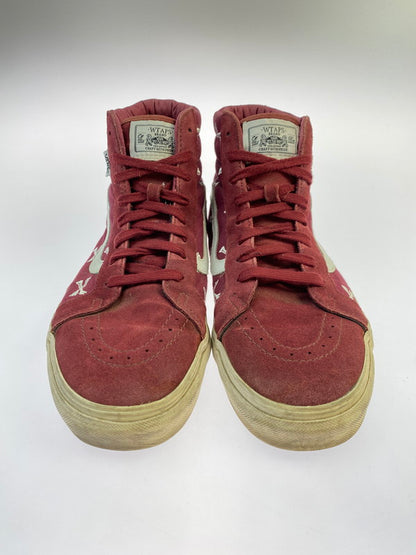 【中古品】【メンズ】 VANS バンズ ×WTAPS ダブルタップス SK8-HI VN-0PW75Z6 メンズ スニーカー 靴 クロスボーン柄 163-251218-em-09-min カラー：レッド系 万代Net店