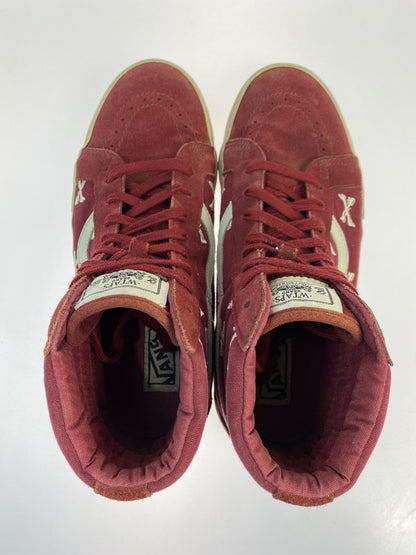 【中古品】【メンズ】 VANS バンズ ×WTAPS ダブルタップス SK8-HI VN-0PW75Z6 メンズ スニーカー 靴 クロスボーン柄 163-251218-em-09-min カラー：レッド系 万代Net店