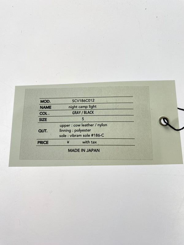 【中古美品】【メンズ】 SUNCORE サンコア NIGHT CAMP LIGHT SCV186C012 ナイトキャンプ ライト スニーカー 靴 162-251213-kk-19-min サイズ：5 カラー：GRAY/BLACK 万代Net店