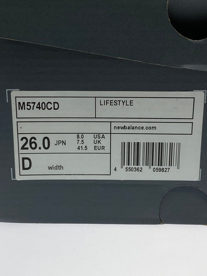 【中古美品】【メンズ】 NEW BALANCE ニューバランス M5740CD ローカット スニーカー 靴 162-251213-kk-17-min カラー：NAVY 万代Net店