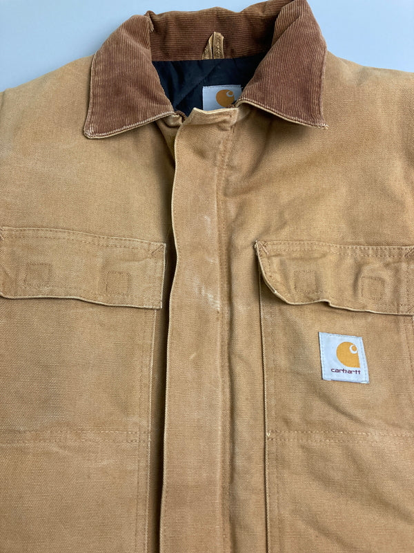 【中古品】【メンズ】 Carhartt カーハート DUCK TRADITIONAL COAT C03 BRN ダックトラディショナルコート アウター ジャケット 146-251213-kk-34-min サイズ：36 カラー：ブラウン 万代Net店