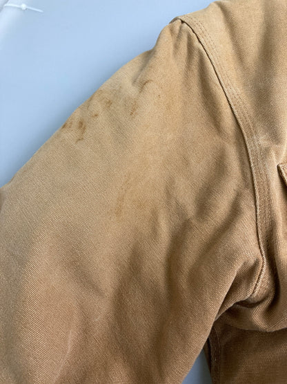 【中古品】【メンズ】 Carhartt カーハート DUCK TRADITIONAL COAT C03 BRN ダックトラディショナルコート アウター ジャケット 146-251213-kk-34-min サイズ：36 カラー：ブラウン 万代Net店