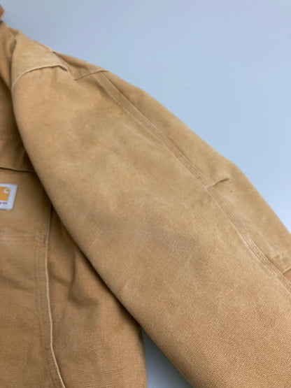 【中古品】【メンズ】 Carhartt カーハート DUCK TRADITIONAL COAT C03 BRN ダックトラディショナルコート アウター ジャケット 146-251213-kk-34-min サイズ：36 カラー：ブラウン 万代Net店