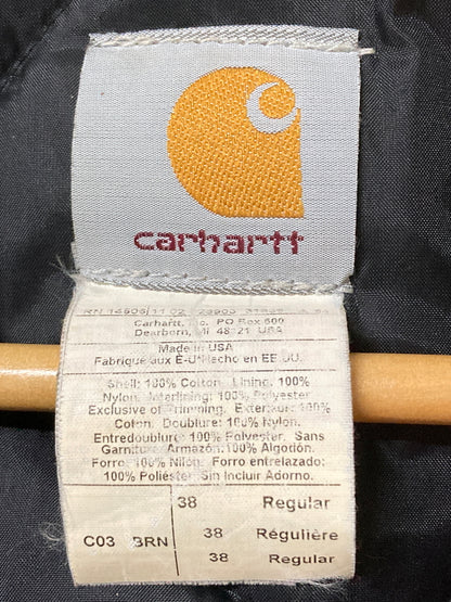 【中古品】【メンズ】 Carhartt カーハート DUCK TRADITIONAL COAT C03 BRN ダックトラディショナルコート アウター ジャケット 146-251213-kk-34-min サイズ：36 カラー：ブラウン 万代Net店