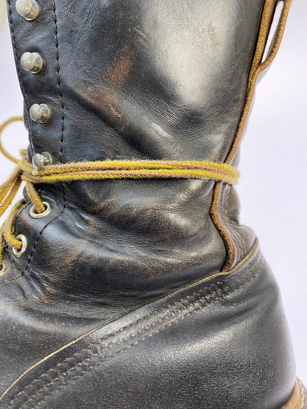 【現状渡し品】【メンズ】 RED WING レッドウィング 2218 LOGGER BOOT 90'S ロガーブーツ 90年代 メンズ 靴 ブーツ シューズ 164-251218-em-16-min サイズ：8 カラー：ダークブラウン 万代Net店