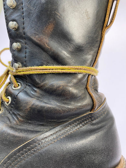 【現状渡し品】【メンズ】 RED WING レッドウィング 2218 LOGGER BOOT 90'S ロガーブーツ 90年代 メンズ 靴 ブーツ シューズ 164-251218-em-16-min サイズ：8 カラー：ダークブラウン 万代Net店