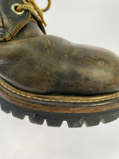 【現状渡し品】【メンズ】 RED WING レッドウィング 2218 LOGGER BOOT 90'S ロガーブーツ 90年代 メンズ 靴 ブーツ シューズ 164-251218-em-16-min サイズ：8 カラー：ダークブラウン 万代Net店