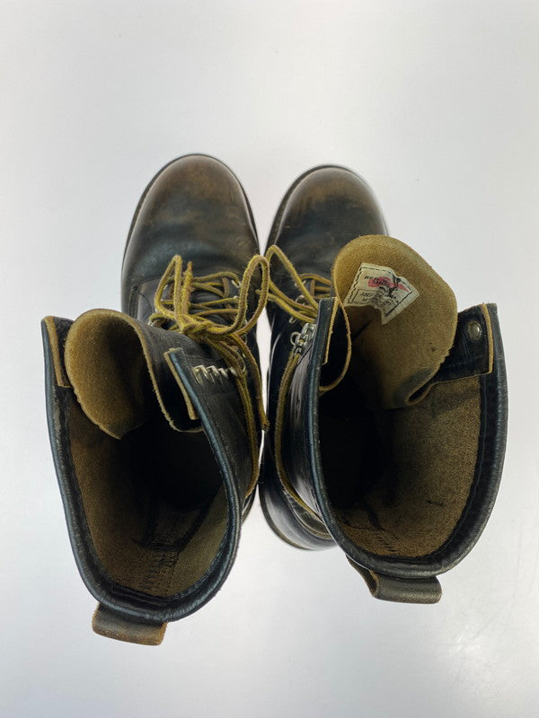 【現状渡し品】【メンズ】 RED WING レッドウィング 2218 LOGGER BOOT 90'S ロガーブーツ 90年代 メンズ 靴 ブーツ シューズ 164-251218-em-16-min サイズ：8 カラー：ダークブラウン 万代Net店