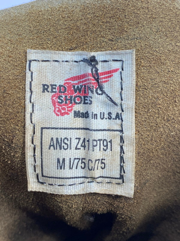 【現状渡し品】【メンズ】 RED WING レッドウィング 2218 LOGGER BOOT 90'S ロガーブーツ 90年代 メンズ 靴 ブーツ シューズ 164-251218-em-16-min サイズ：8 カラー：ダークブラウン 万代Net店