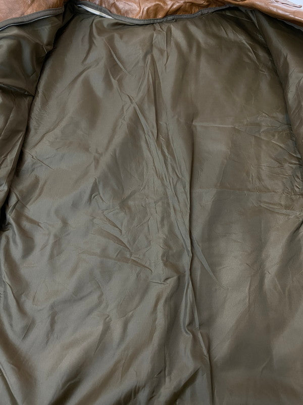【現状渡し品】【メンズ】 SEARS シアーズ LEATHER COAT THE LEATHER SHOP 70S レザー コート 70年代 ザ レザー ショップ メンズ アウター シングル ライナー付 ヴィンテージ 146-251214-em-17-min サイズ：44Tall カラー：ブラウン 万代Net店