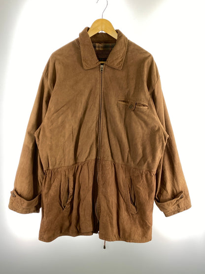 【中古品】【メンズ】 BROOKS BROTHERS ブルックスブラザーズ LEATHER JACKET レザージャケット アウター 146-260912-hu-59-min サイズ：L カラー：ブラウン 万代Net店