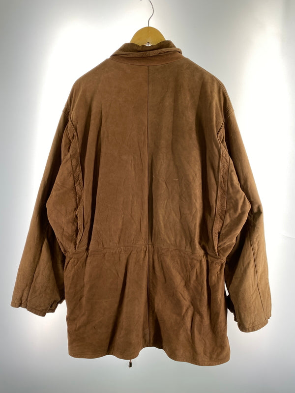 【中古品】【メンズ】 BROOKS BROTHERS ブルックスブラザーズ LEATHER JACKET レザージャケット アウター 146-260912-hu-59-min サイズ：L カラー：ブラウン 万代Net店