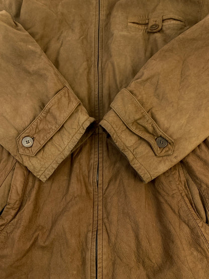 【中古品】【メンズ】 BROOKS BROTHERS ブルックスブラザーズ LEATHER JACKET レザージャケット アウター 146-260912-hu-59-min サイズ：L カラー：ブラウン 万代Net店