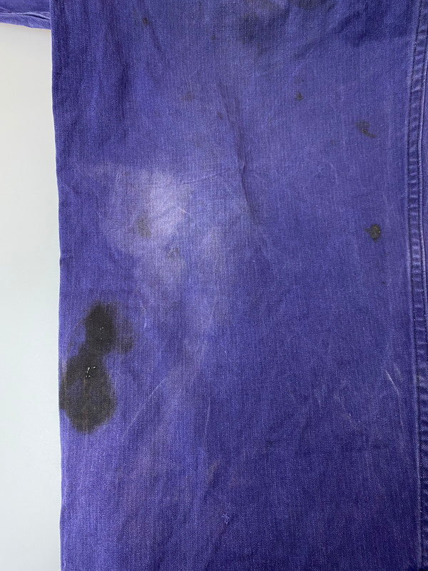 【現状渡し品】【メンズ】 フランス軍 60'S ヘリンボーン オールインワン ユーロ ヴィンテージ つなぎ メンズ 146-251214-em-12-min カラー：パープル 万代Net店