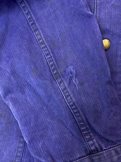 【現状渡し品】【メンズ】 フランス軍 60'S ヘリンボーン オールインワン ユーロ ヴィンテージ つなぎ メンズ 146-251214-em-12-min カラー：パープル 万代Net店