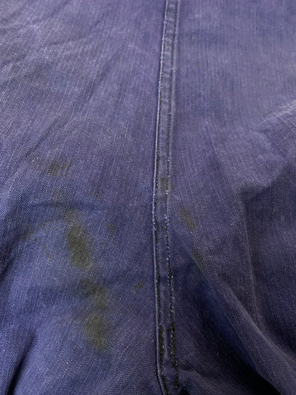 【現状渡し品】【メンズ】 フランス軍 60'S ヘリンボーン オールインワン ユーロ ヴィンテージ つなぎ メンズ 146-251214-em-12-min カラー：パープル 万代Net店