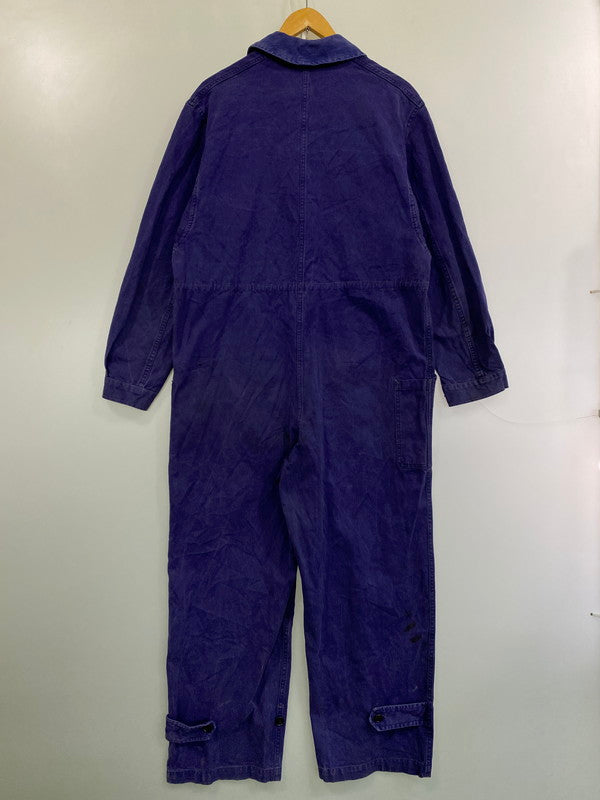 【現状渡し品】【メンズ】 フランス軍 60'S ヘリンボーン オールインワン ユーロ ヴィンテージ つなぎ メンズ 146-251214-em-12-min カラー：パープル 万代Net店