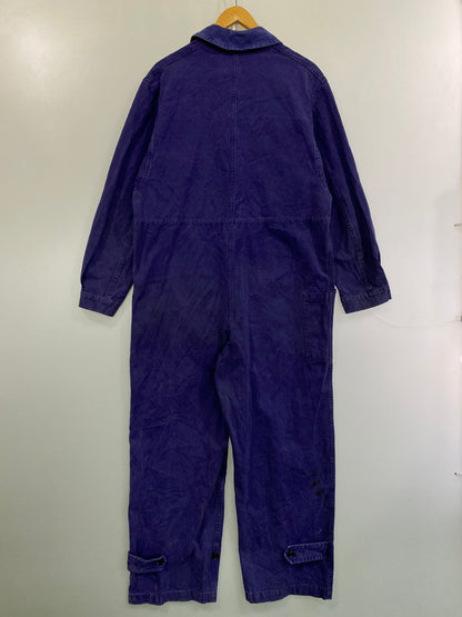 【現状渡し品】【メンズ】 フランス軍 60'S ヘリンボーン オールインワン ユーロ ヴィンテージ つなぎ メンズ 146-251214-em-12-min カラー：パープル 万代Net店