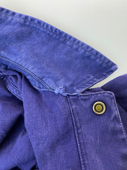 【現状渡し品】【メンズ】 フランス軍 60'S ヘリンボーン オールインワン ユーロ ヴィンテージ つなぎ メンズ 146-251214-em-12-min カラー：パープル 万代Net店