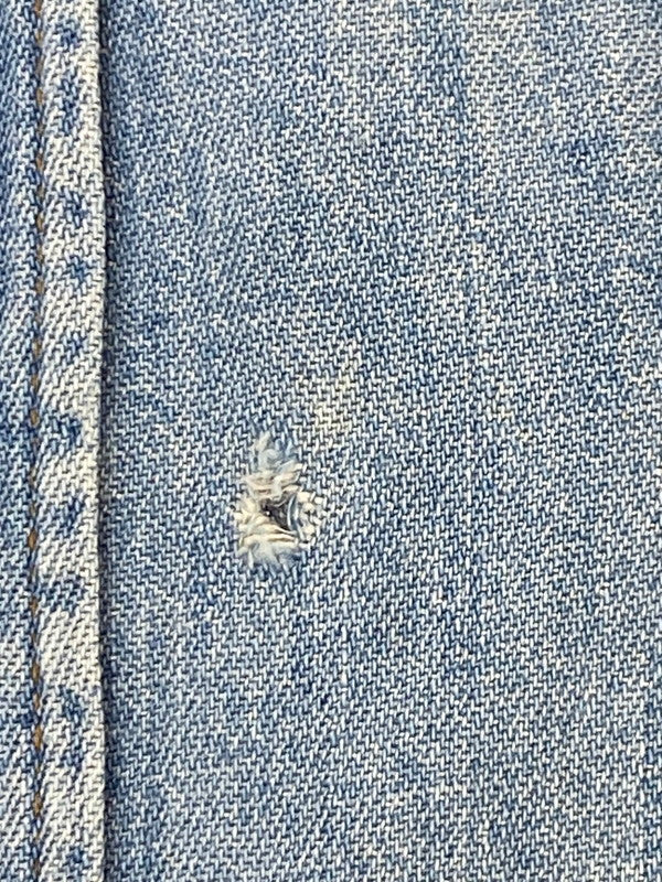 【現状渡し品】【メンズ】 RANCHCRAFT ランチクラフト 70'S DENIM SHIRT デニムシャツ 70年代 メンズ トップス 花刺繍 146-251214-em-41-min カラー：インディゴブルー 万代Net店