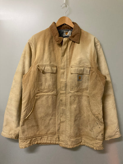 【現状渡し品】【メンズ】 Carhartt カーハート DUCK TRADITIONAL COAT ダックトラディショナルコート アウター ジャケット 146-251213-kk-33-min サイズ：表記なし 下記参照 カラー：ベージュ 万代Net店