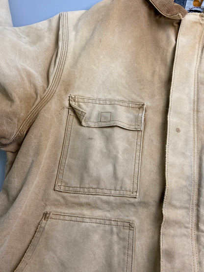 【現状渡し品】【メンズ】 Carhartt カーハート DUCK TRADITIONAL COAT ダックトラディショナルコート アウター ジャケット 146-251213-kk-33-min サイズ：表記なし 下記参照 カラー：ベージュ 万代Net店