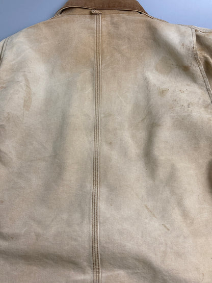 【現状渡し品】【メンズ】 Carhartt カーハート DUCK TRADITIONAL COAT ダックトラディショナルコート アウター ジャケット 146-251213-kk-33-min サイズ：表記なし 下記参照 カラー：ベージュ 万代Net店