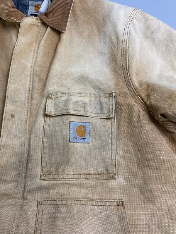 【現状渡し品】【メンズ】 Carhartt カーハート DUCK TRADITIONAL COAT ダックトラディショナルコート アウター ジャケット 146-251213-kk-33-min サイズ：表記なし 下記参照 カラー：ベージュ 万代Net店