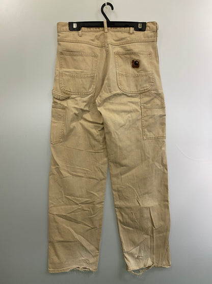 【現状渡し品】【メンズ】 Carhartt カーハート PAINTER PANT ACH-1283 ペインター パンツ メンズ ボトムス ワークパンツ 157-251214-em-05-min サイズ：32×32 カラー：ベージュ 万代Net店