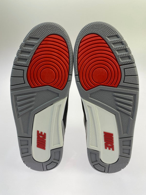 【未使用品】【メンズ】 NIKE ナイキ AIR JORDAN 3 RETRO BLACK CEMENT (2024) DN3707-010 エアジョーダン 3 レトロ ブラックセメント スニーカー 靴 160-251213-kk-05-min カラー：BLACK/FIRE RED-CEMENT GREY 万代Net店