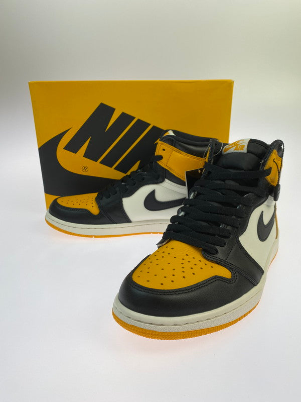 【未使用品】【メンズ】 NIKE ナイキ AIR JORDAN 1 RETRO HIGH OG TAXI 555088-711 エア ジョーダン 1 レトロ ハイ オリジナル タクシー スニーカー 靴 160-251213-kk-02-min カラー：TAXI/BLACK-SAIL 万代Net店