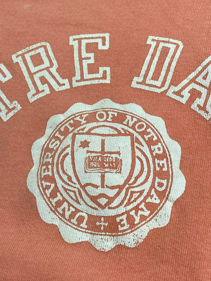 【現状渡し品】【メンズ】 VINTAGE ヴィンテージ 60'S NOTRE DAME SWEATSHIRT 60年代 プリント スウェット シャツ メンズ トップス トレーナー 長袖 146-251214-em-50-min カラー：サーモンピンク 万代Net店