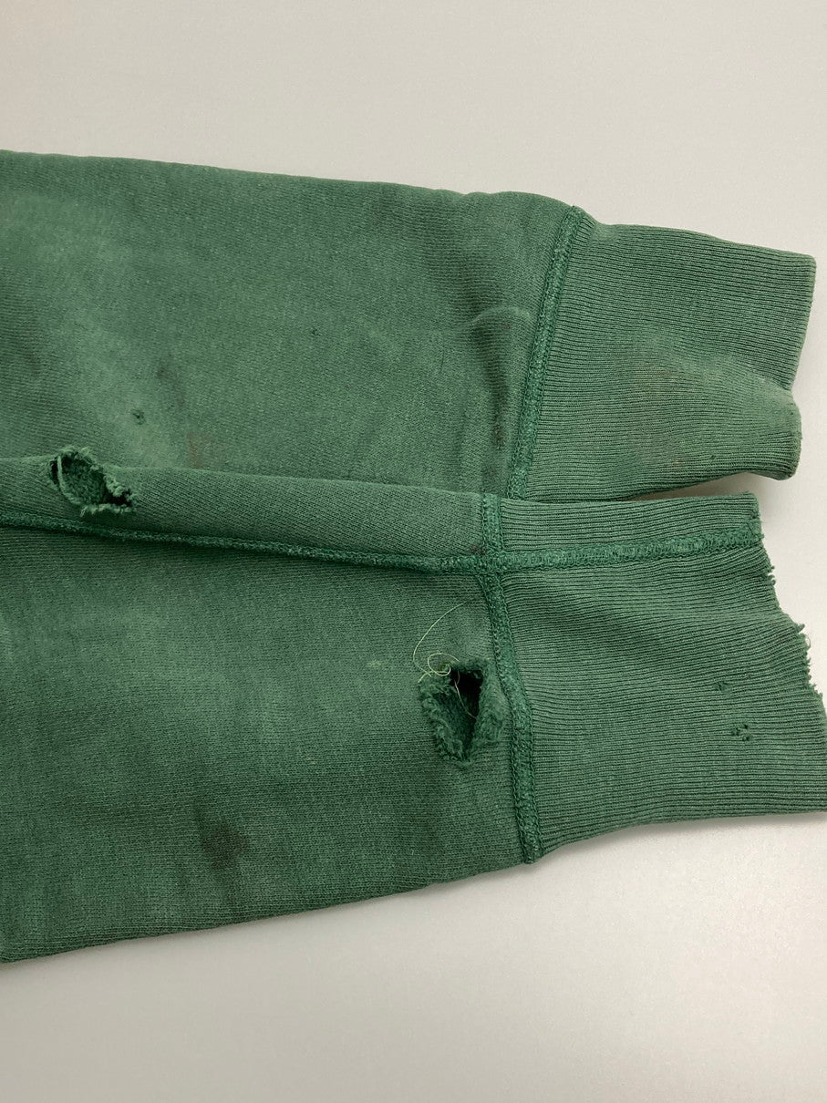 【現状渡し品】【メンズ】 VINTAGE ヴィンテージ 60'S COLLEGE SWEATSHIRT カレッジ スウェット プリント シャツ 60年代 メンズ トップス 長袖 146-251214-em-49-min カラー：グリーン 万代Net店