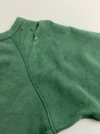 【現状渡し品】【メンズ】 VINTAGE ヴィンテージ 60'S COLLEGE SWEATSHIRT カレッジ スウェット プリント シャツ 60年代 メンズ トップス 長袖 146-251214-em-49-min カラー：グリーン 万代Net店
