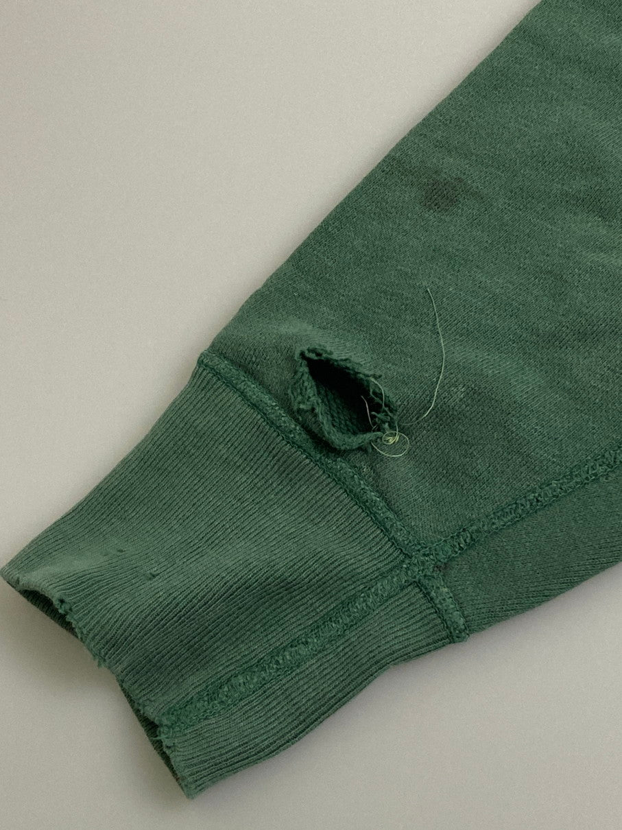 【現状渡し品】【メンズ】 VINTAGE ヴィンテージ 60'S COLLEGE SWEATSHIRT カレッジ スウェット プリント シャツ 60年代 メンズ トップス 長袖 146-251214-em-49-min カラー：グリーン 万代Net店