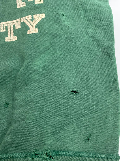 【現状渡し品】【メンズ】 VINTAGE ヴィンテージ 60'S COLLEGE SWEATSHIRT カレッジ スウェット プリント シャツ 60年代 メンズ トップス 長袖 146-251214-em-49-min カラー：グリーン 万代Net店