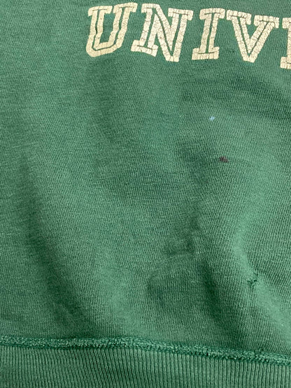 【現状渡し品】【メンズ】 VINTAGE ヴィンテージ 60'S COLLEGE SWEATSHIRT カレッジ スウェット プリント シャツ 60年代 メンズ トップス 長袖 146-251214-em-49-min カラー：グリーン 万代Net店