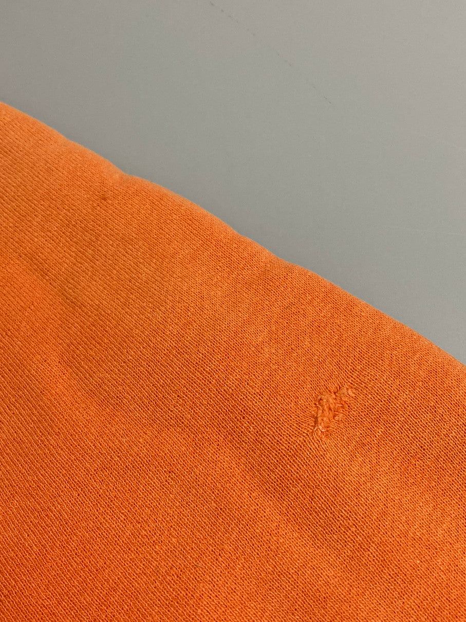 【現状渡し品】【メンズ】 Champion チャンピオン COLLEGE SWEATSHIRT 60'S カレッジ プリント スウェット シャツ 60年代 トレーナー ヴィンテージ 146-251214-em-48-min サイズ：L カラー：オレンジ 万代Net店