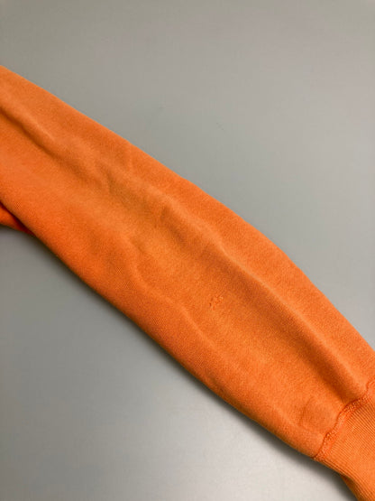 【現状渡し品】【メンズ】 Champion チャンピオン COLLEGE SWEATSHIRT 60'S カレッジ プリント スウェット シャツ 60年代 トレーナー ヴィンテージ 146-251214-em-48-min サイズ：L カラー：オレンジ 万代Net店