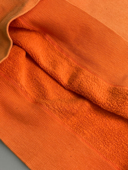 【現状渡し品】【メンズ】 Champion チャンピオン COLLEGE SWEATSHIRT 60'S カレッジ プリント スウェット シャツ 60年代 トレーナー ヴィンテージ 146-251214-em-48-min サイズ：L カラー：オレンジ 万代Net店