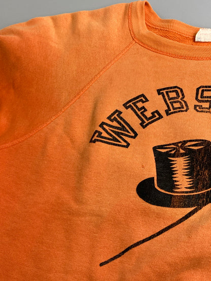 【現状渡し品】【メンズ】 Champion チャンピオン COLLEGE SWEATSHIRT 60'S カレッジ プリント スウェット シャツ 60年代 トレーナー ヴィンテージ 146-251214-em-48-min サイズ：L カラー：オレンジ 万代Net店