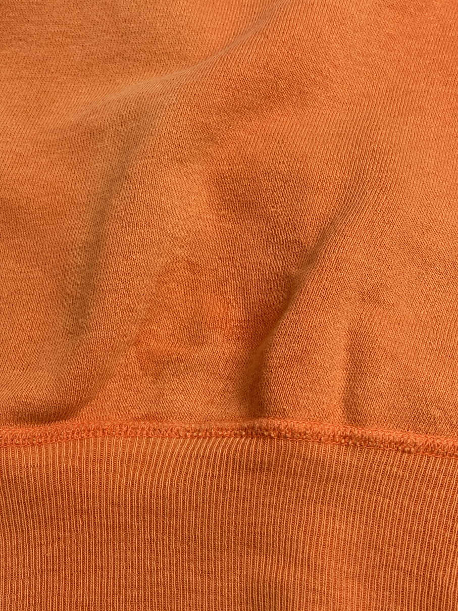 【現状渡し品】【メンズ】 Champion チャンピオン COLLEGE SWEATSHIRT 60'S カレッジ プリント スウェット シャツ 60年代 トレーナー ヴィンテージ 146-251214-em-48-min サイズ：L カラー：オレンジ 万代Net店