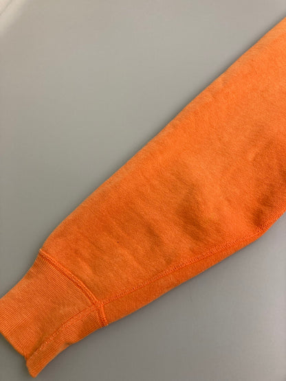 【現状渡し品】【メンズ】 Champion チャンピオン COLLEGE SWEATSHIRT 60'S カレッジ プリント スウェット シャツ 60年代 トレーナー ヴィンテージ 146-251214-em-48-min サイズ：L カラー：オレンジ 万代Net店