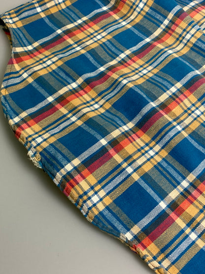 【中古品】【メンズ】 OSHKOSH オシュコシュ FLANNEL SHIRT 70'S フランネルシャツ メンズ トップス 70年代 ヴィンテージ 146-251214-em-46-min カラー：マルチカラー（チェック柄） 万代Net店