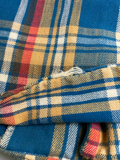 【中古品】【メンズ】 OSHKOSH オシュコシュ FLANNEL SHIRT 70'S フランネルシャツ メンズ トップス 70年代 ヴィンテージ 146-251214-em-46-min カラー：マルチカラー（チェック柄） 万代Net店