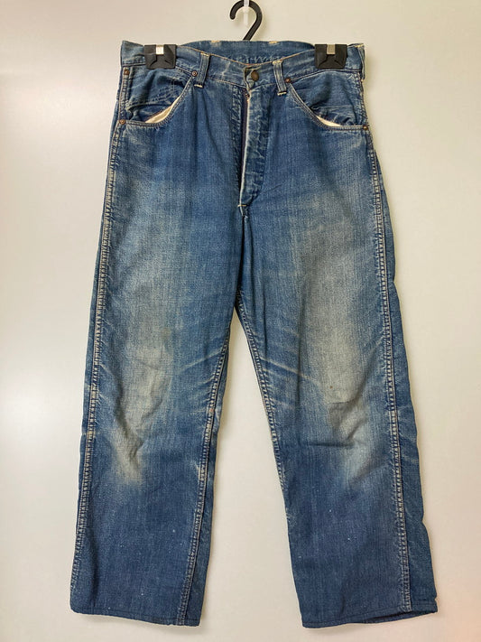【現状渡し品】【メンズ】 VINTAGE ヴィンテージ 60-70S STORE DENIM PANT 60年代 70年代 ストア デニム パンツ メンズ ボトムス ジーンズ ジーパン 157-251214-em-54-min カラー：インディゴブルー 万代Net店