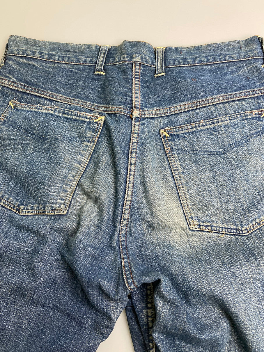 【現状渡し品】【メンズ】 VINTAGE ヴィンテージ 60-70S STORE DENIM PANT 60年代 70年代 ストア デニム パンツ メンズ ボトムス ジーンズ ジーパン 157-251214-em-54-min カラー：インディゴブルー 万代Net店